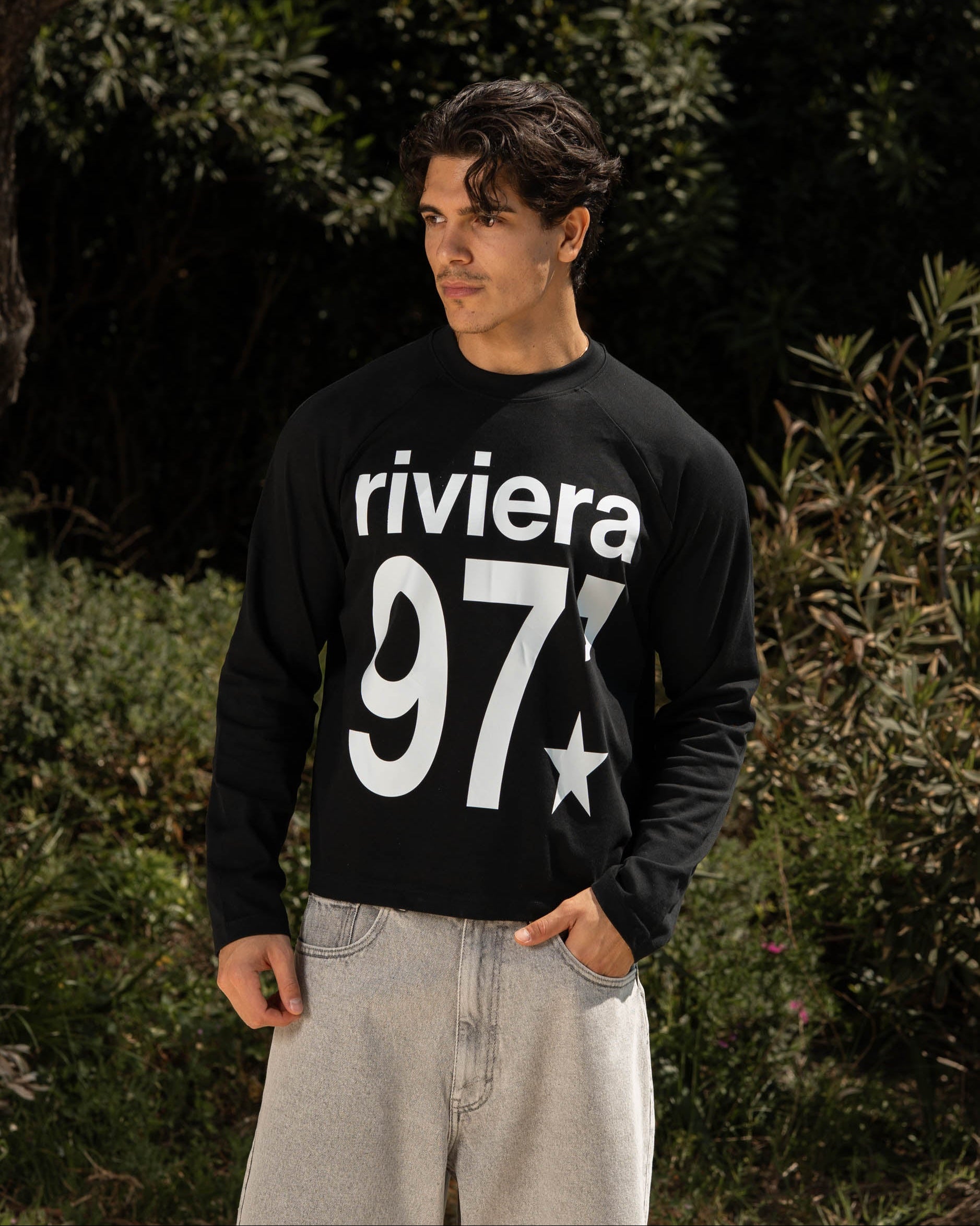 Riviera 97 Raglan Longsleeve Black